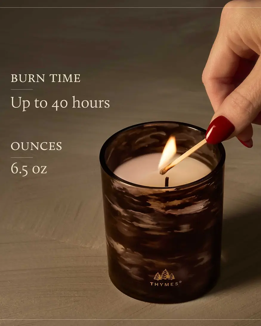 Thymes Noir Woods Box Candle 6.5oz