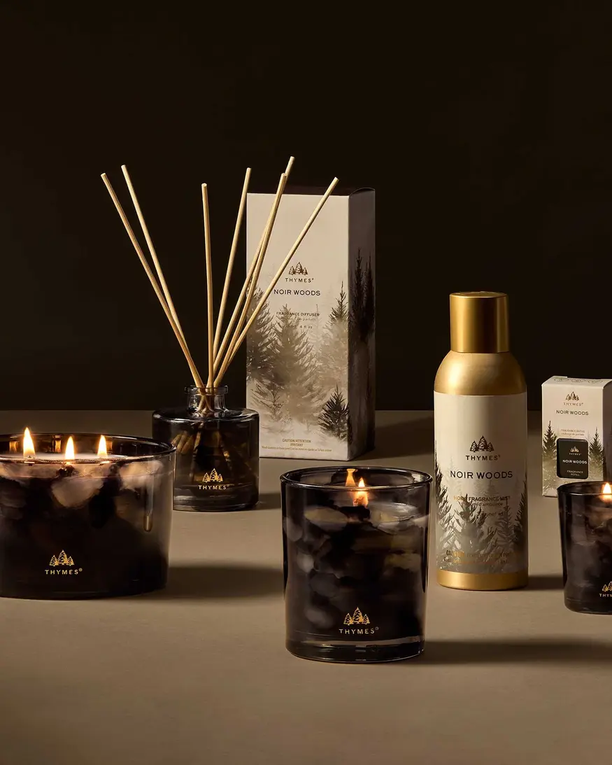 Thymes Noir Woods Petite Diffuser