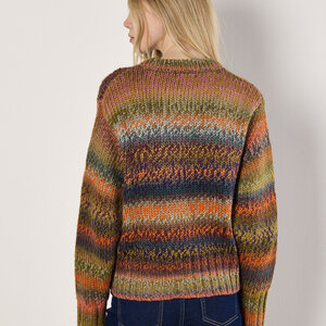 Apricot Chunky Knit Multi Color