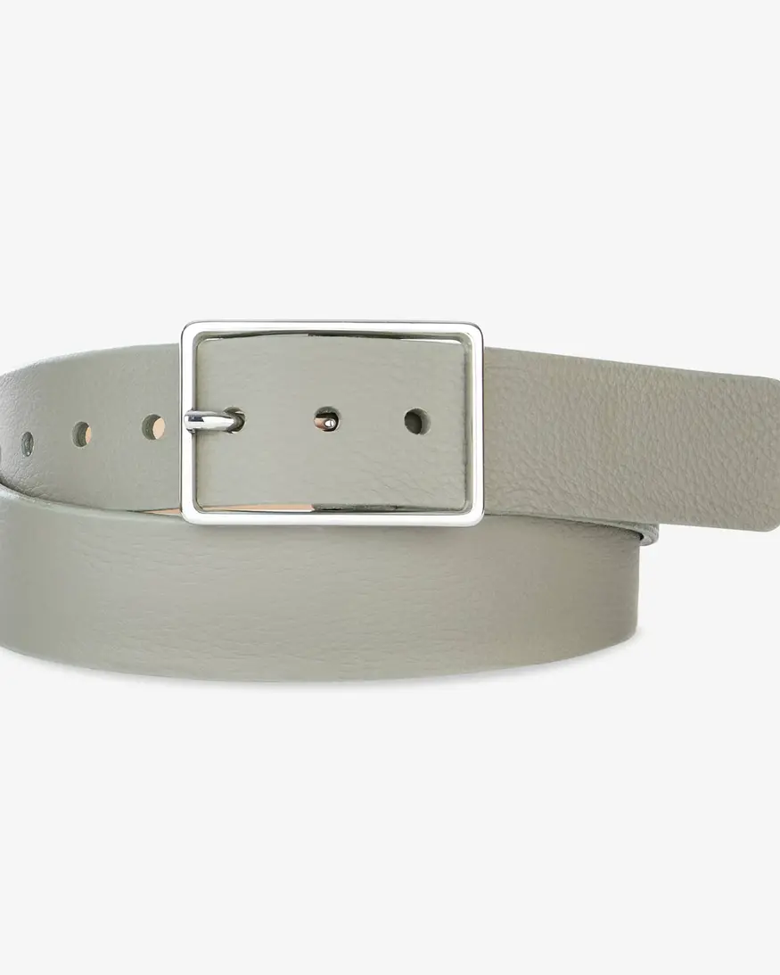 Brave Leather Caloe Pebbled Belt