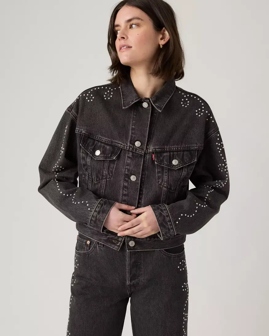 Levi's Bejeweled Shrunken 90's