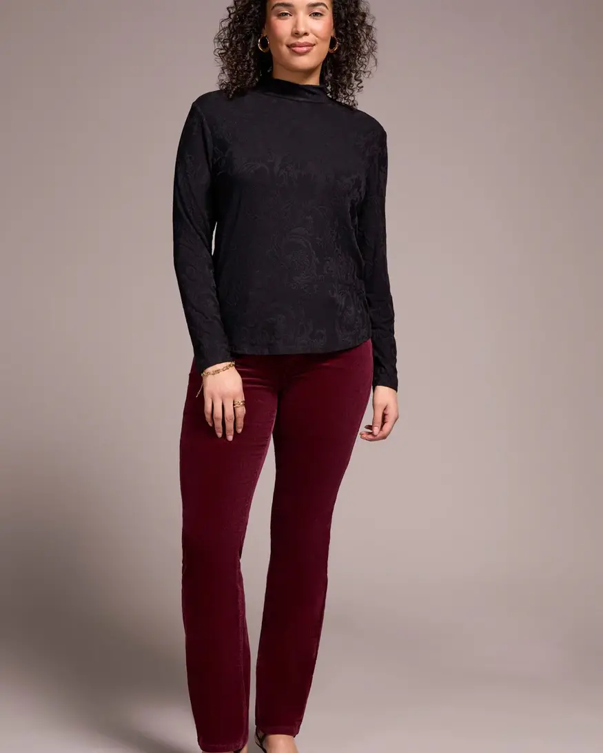Tribal Soraya LS Mock Neck