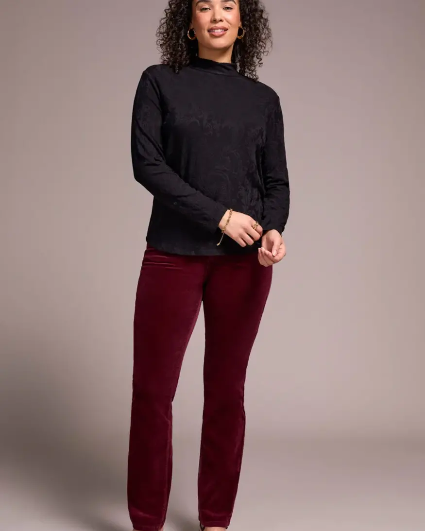 Tribal Soraya LS Mock Neck
