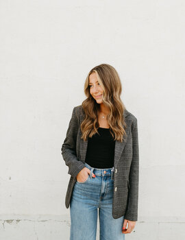 Tribal Sheldon Roll Sleeve Blazer