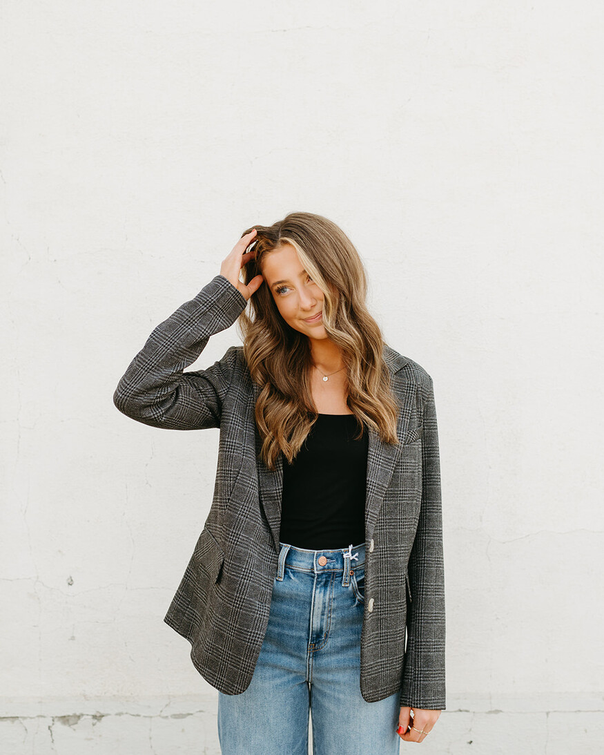 Tribal Sheldon Roll Sleeve Blazer