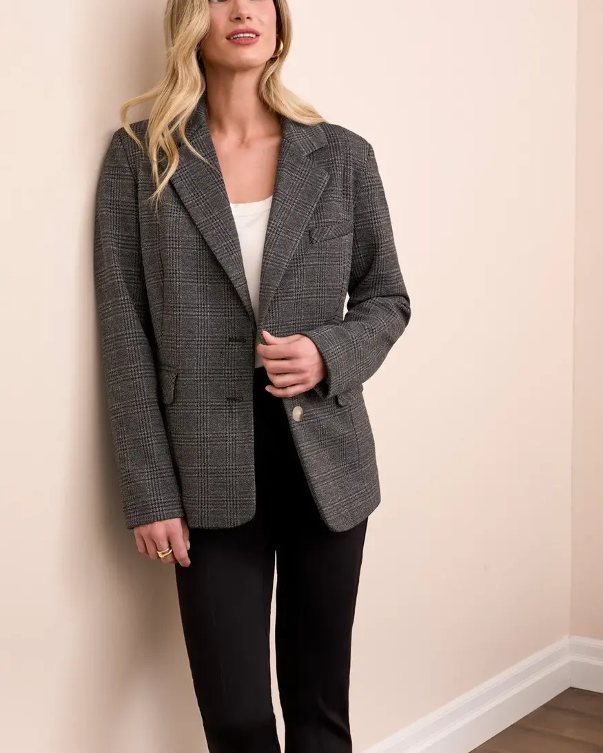Tribal Sheldon Roll Sleeve Blazer