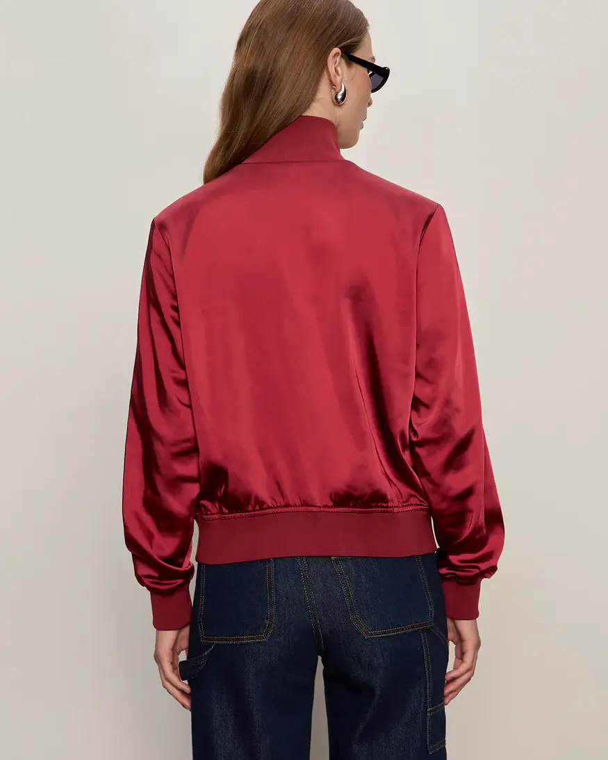 Sanctuary Satin Track Jacket