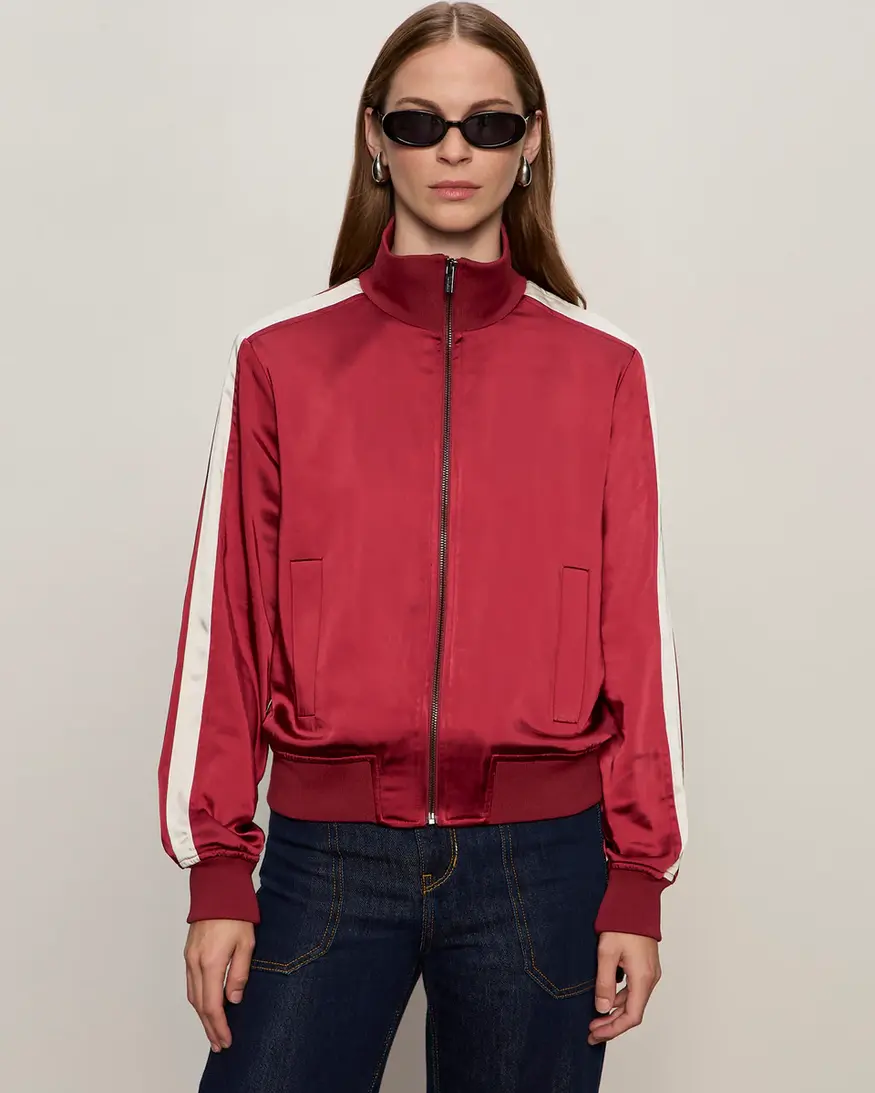 Sanctuary Satin Track Jacket