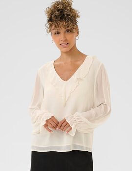 Cream Flake Blouse