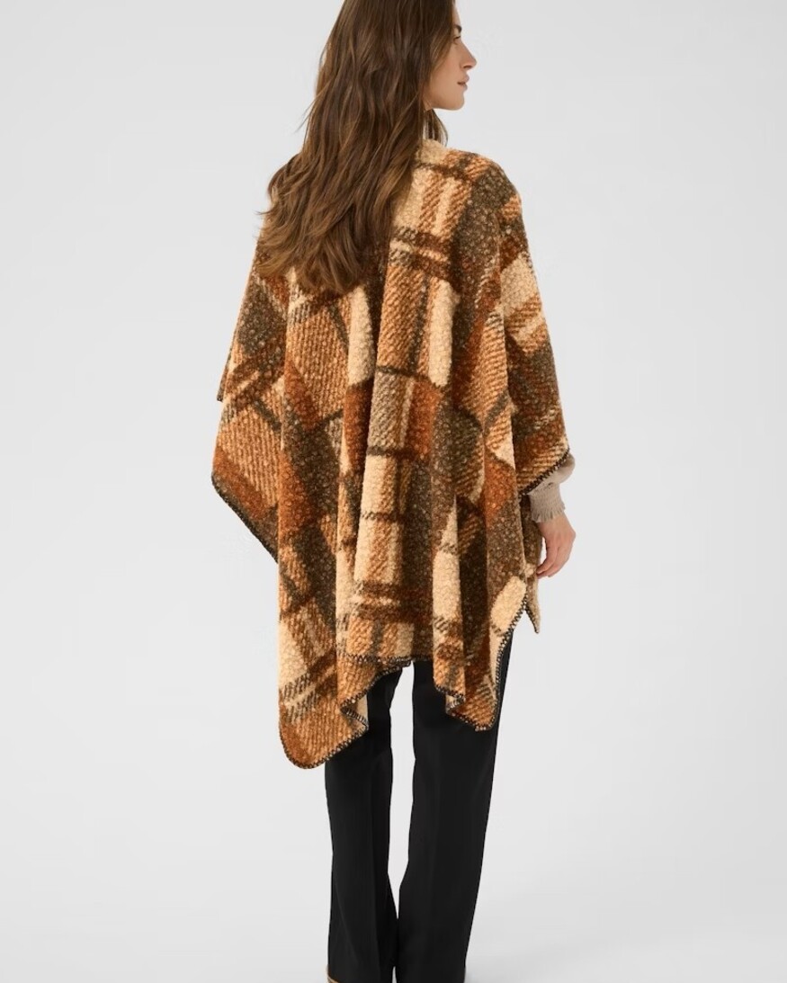 Cream Blye Teddy Cape