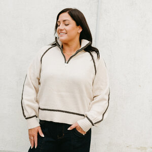 Z-Supply Alps Half Zip Sweater