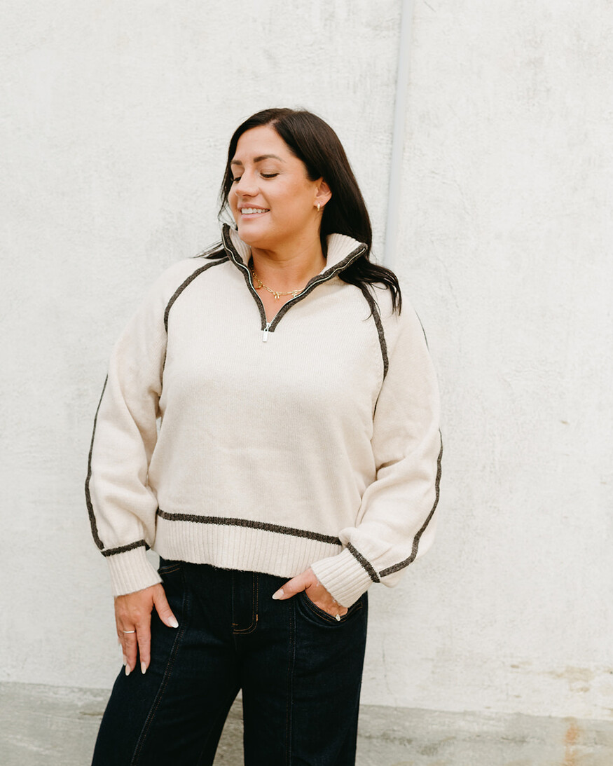 Z-Supply Alps Half Zip Sweater