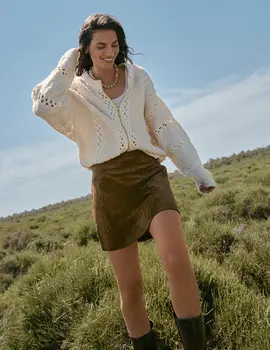 Z-Supply Ciara Suede Mini Skirt