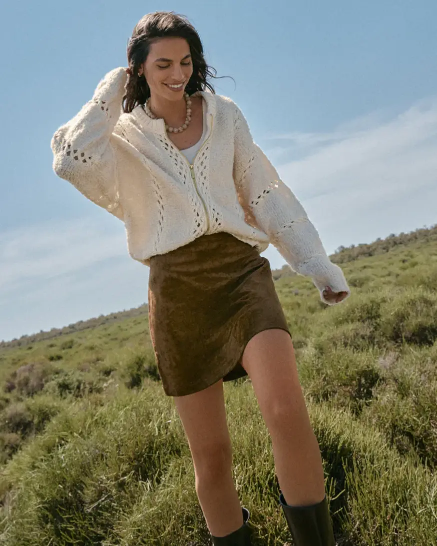 Z-Supply Ciara Suede Mini Skirt
