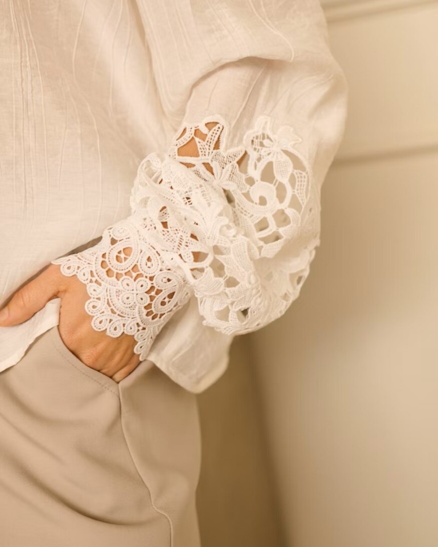 Cream Tina Blouse