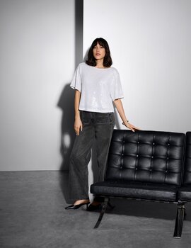 Kaffe Miranda Sequin Top