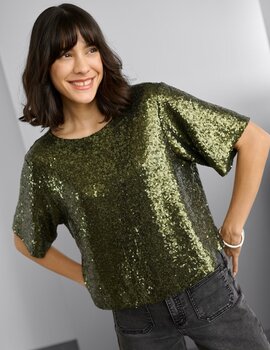Kaffe Miranda Sequin Top