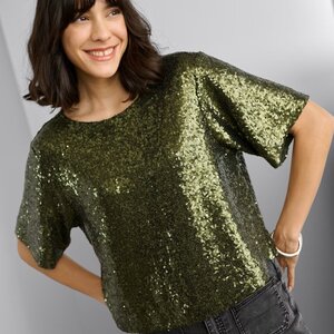 Kaffe Miranda Sequin Top