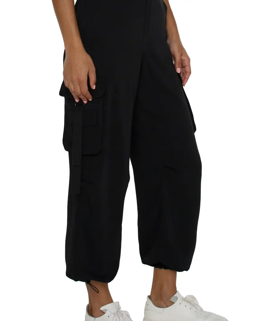 Liverpool Cinch Hem Parachute Pant