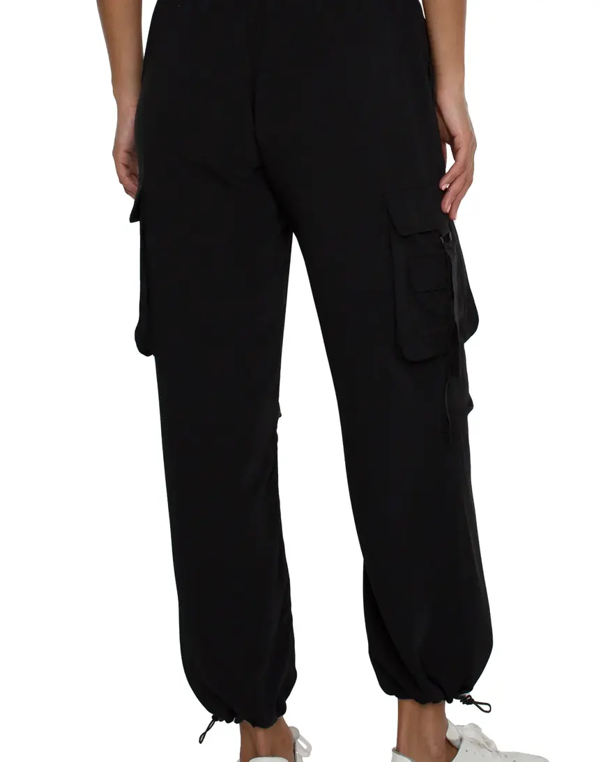 Liverpool Cinch Hem Parachute Pant
