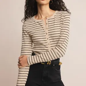 Z-Supply Eve Stripe Henley LS