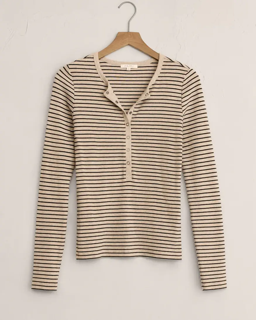 Z-Supply Eve Stripe Henley LS