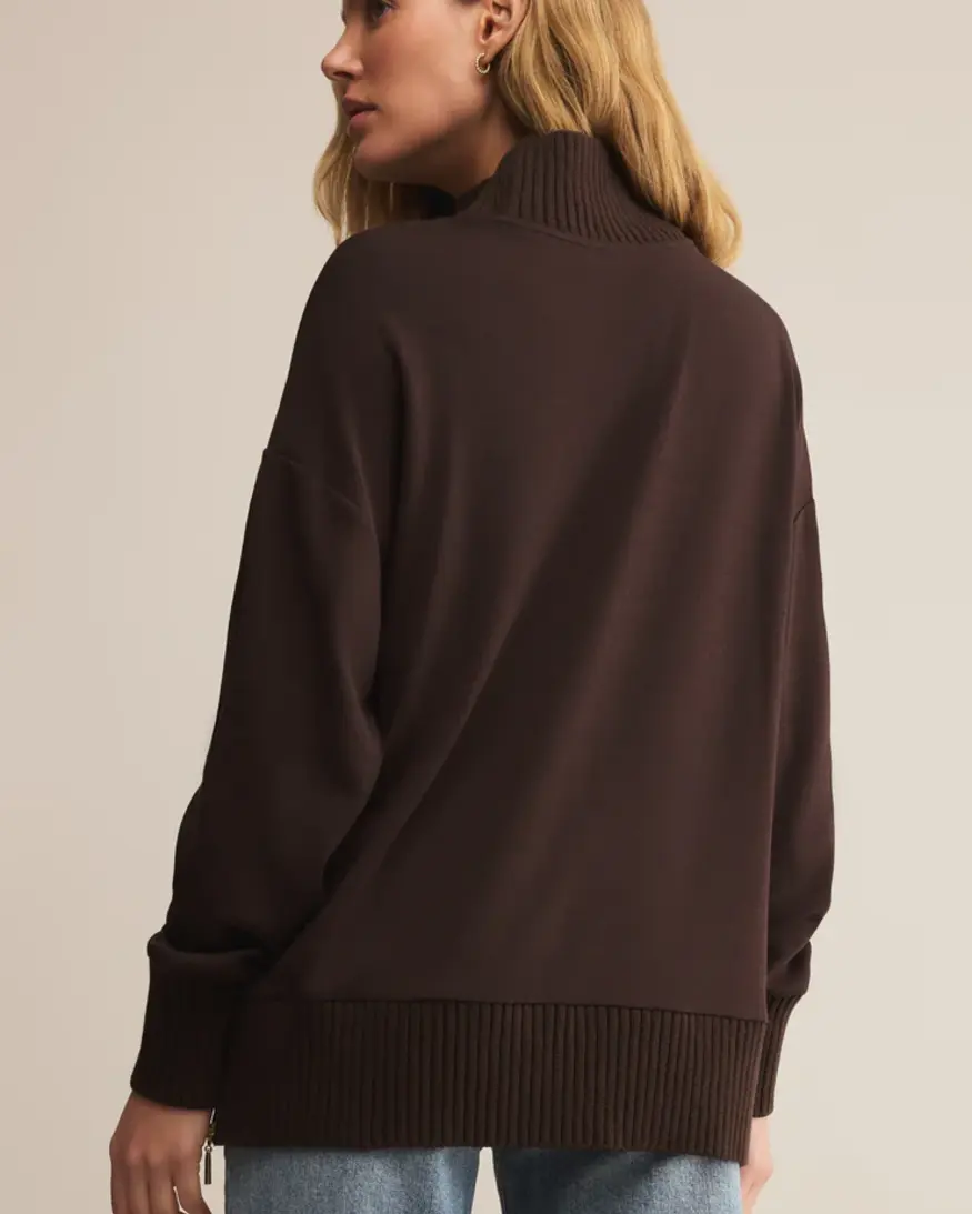 Z-Supply Sable Rib Sweatshirt