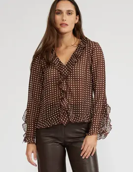 Lucy Paris Liza Ruffle Top