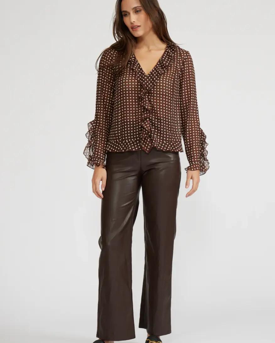 Lucy Paris Liza Ruffle Top