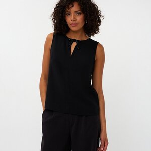 Esqualo Wistar Bow Blouse