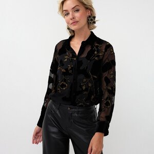 Esqualo Wioleta Burnout Blouse
