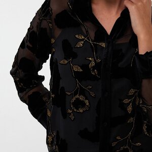 Esqualo Wioleta Burnout Blouse