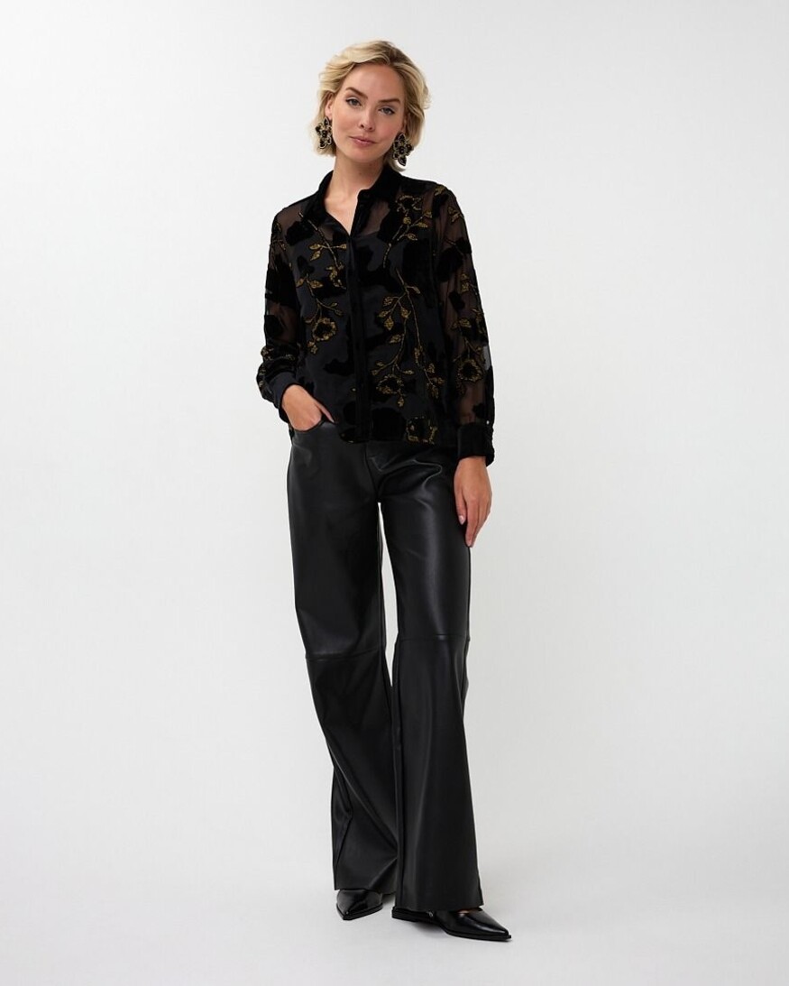 Esqualo Wioleta Burnout Blouse