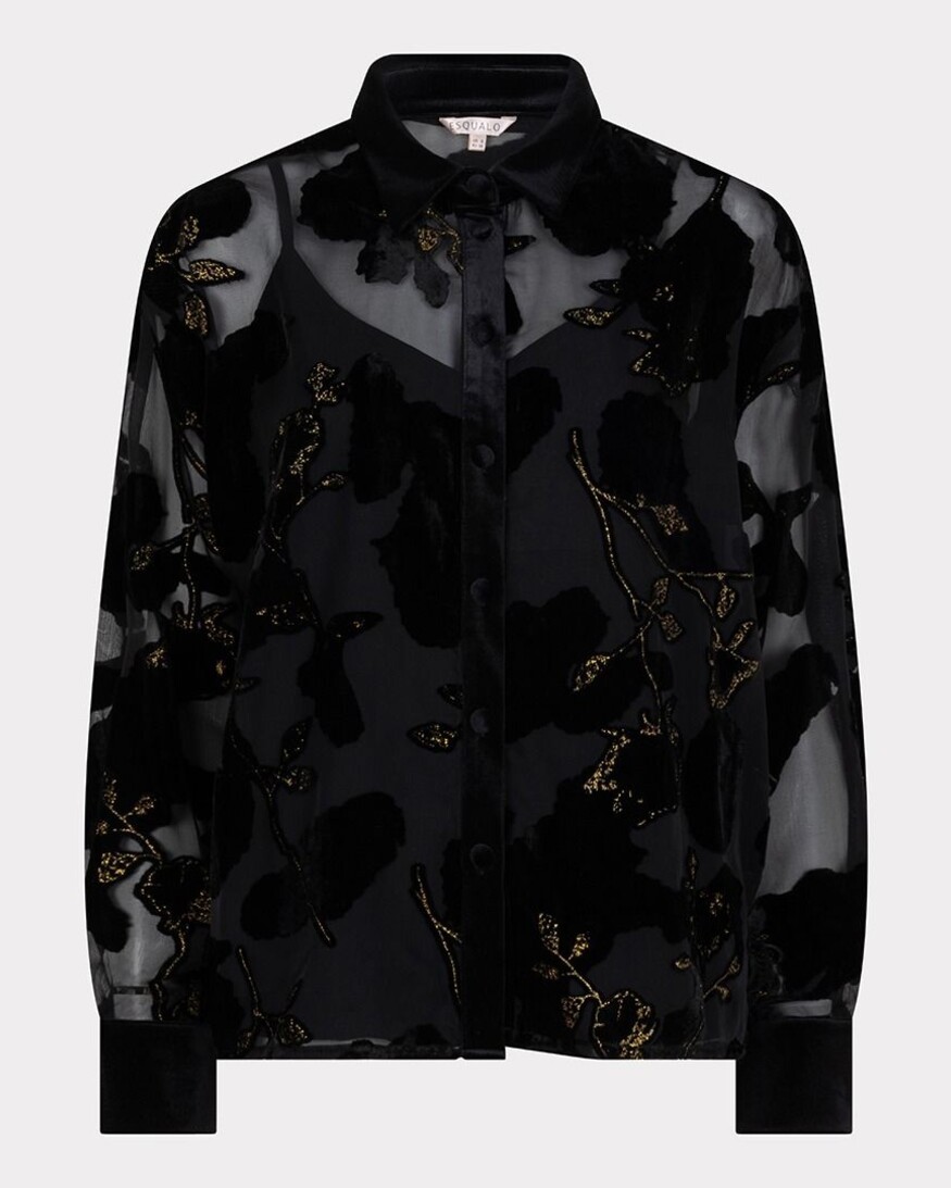 Esqualo Wioleta Burnout Blouse