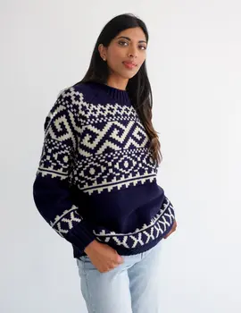Brunette The Label Fair Isle Sweater