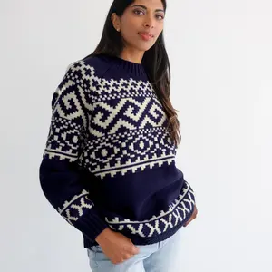 Brunette The Label Fair Isle Sweater