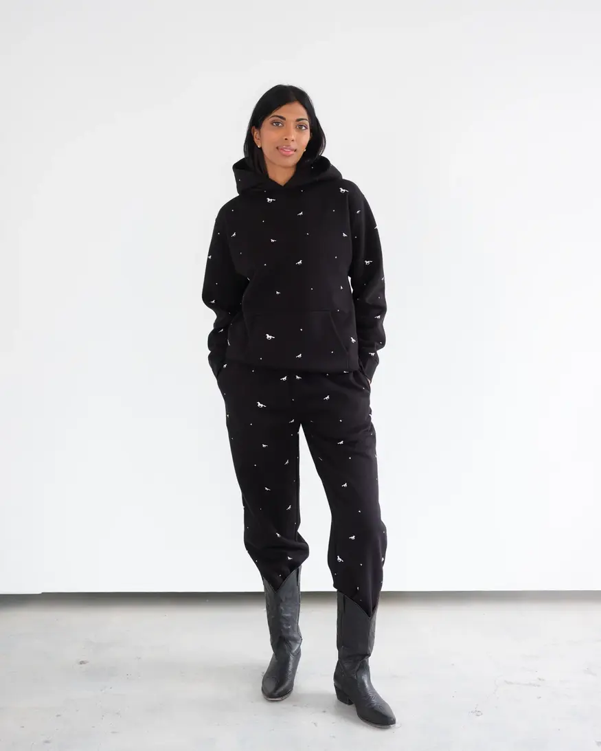 Brunette The Label All Over Horse Hoodie