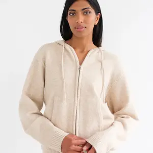 Brunette The Label Full Zip Knit Sweater