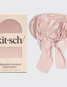KITSCH Adjustable Oversized Satin Bonnet