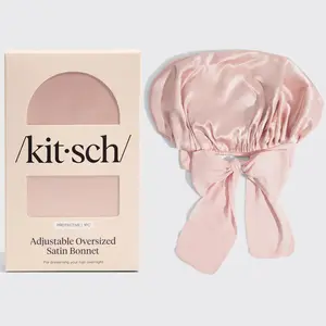 KITSCH Adjustable Oversized Satin Bonnet