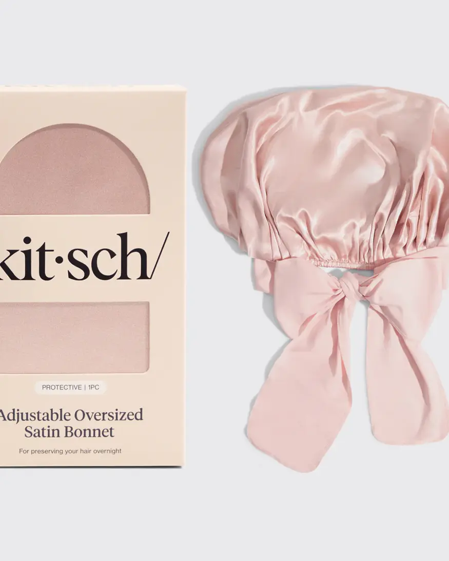 KITSCH Adjustable Oversized Satin Bonnet