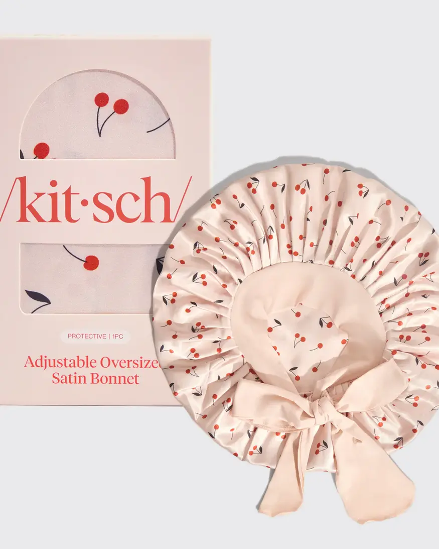 Adjustable Oversized Satin Bonnet