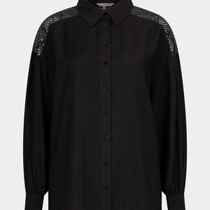 Esqualo Woodlyn Sequin Yoke Blouse