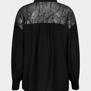 Esqualo Woodlyn Sequin Yoke Blouse