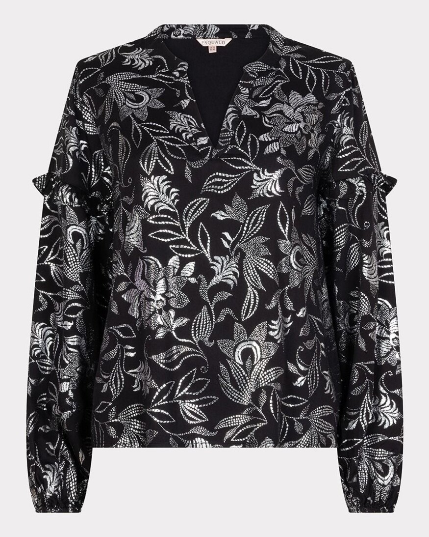 Esqualo Wila V-Neck Blouse