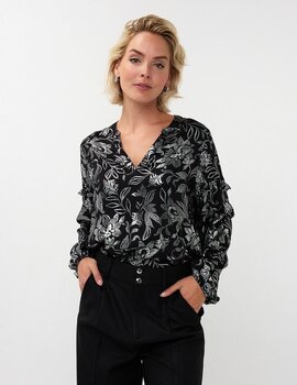 Esqualo Wila V-Neck Blouse