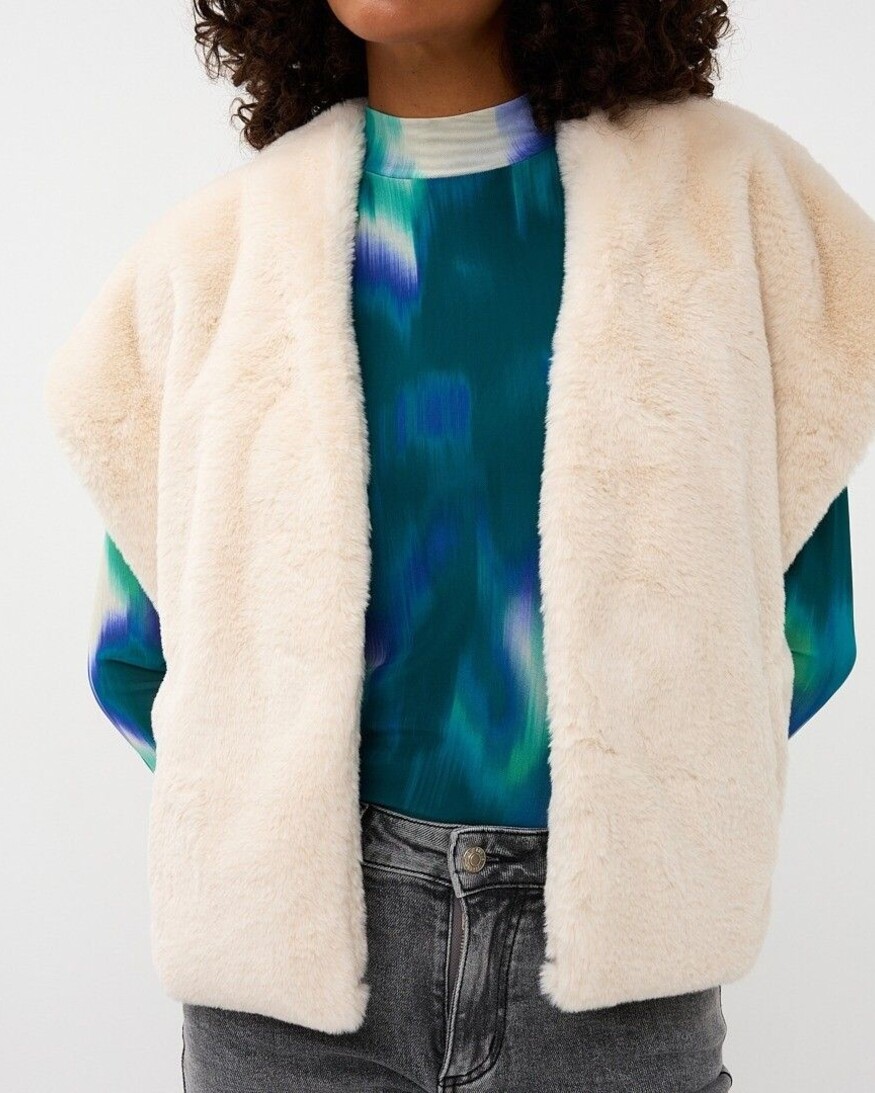 Esqualo Winne Faux Fur Gilet