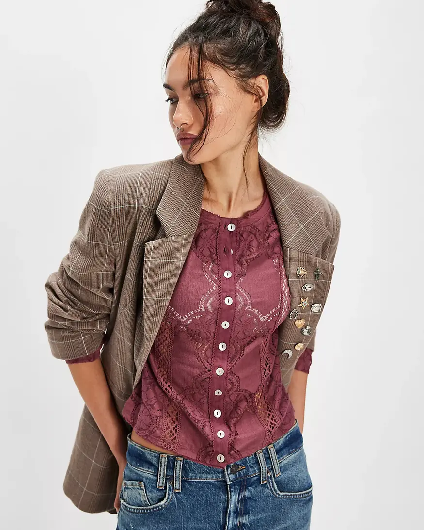 Free People Jae Knit Long Sleeve