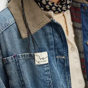 Free People Sweet Talk Denim Barn Coat