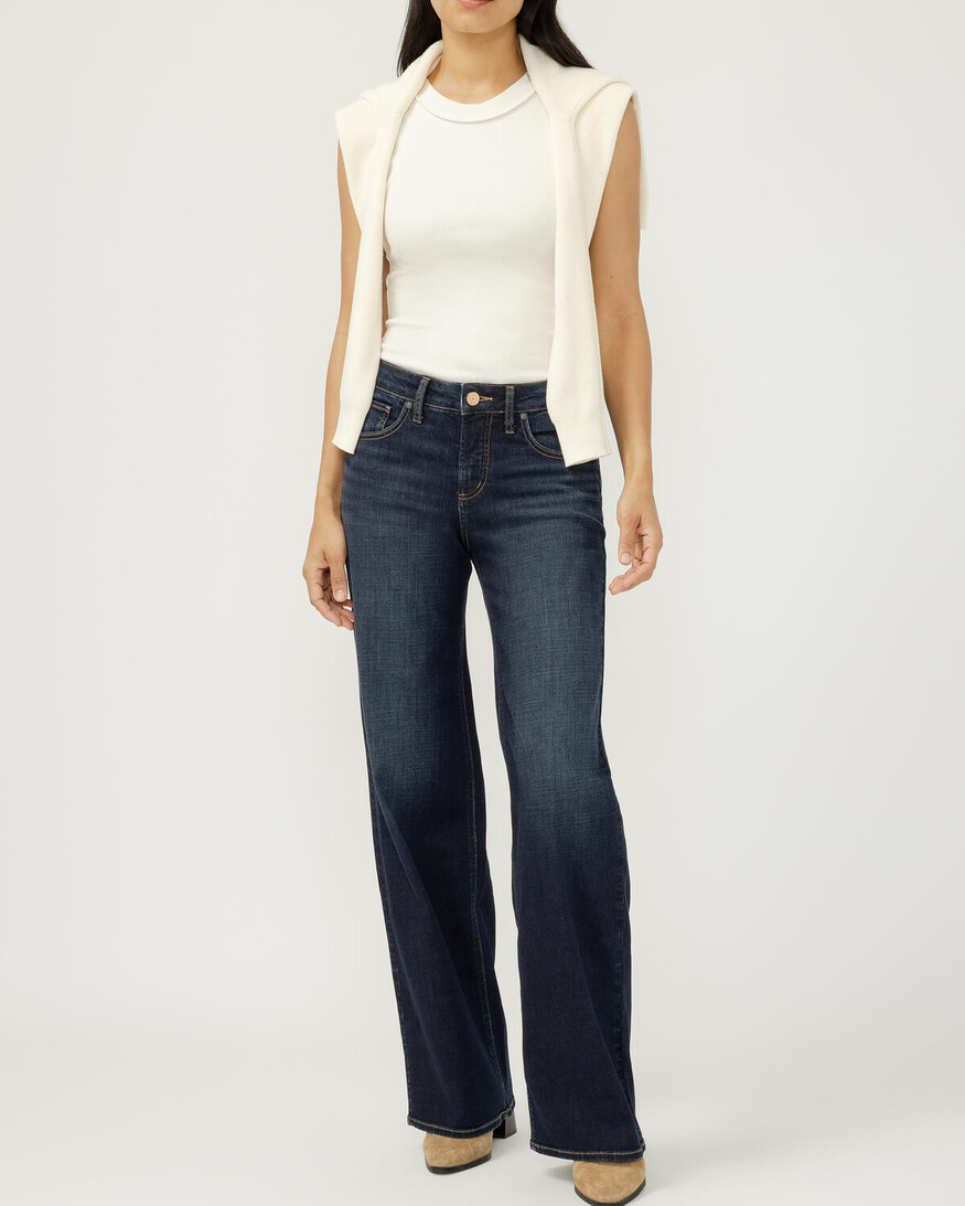 Silver Jeans - For Us Suki MR Wide Leg - 33"
